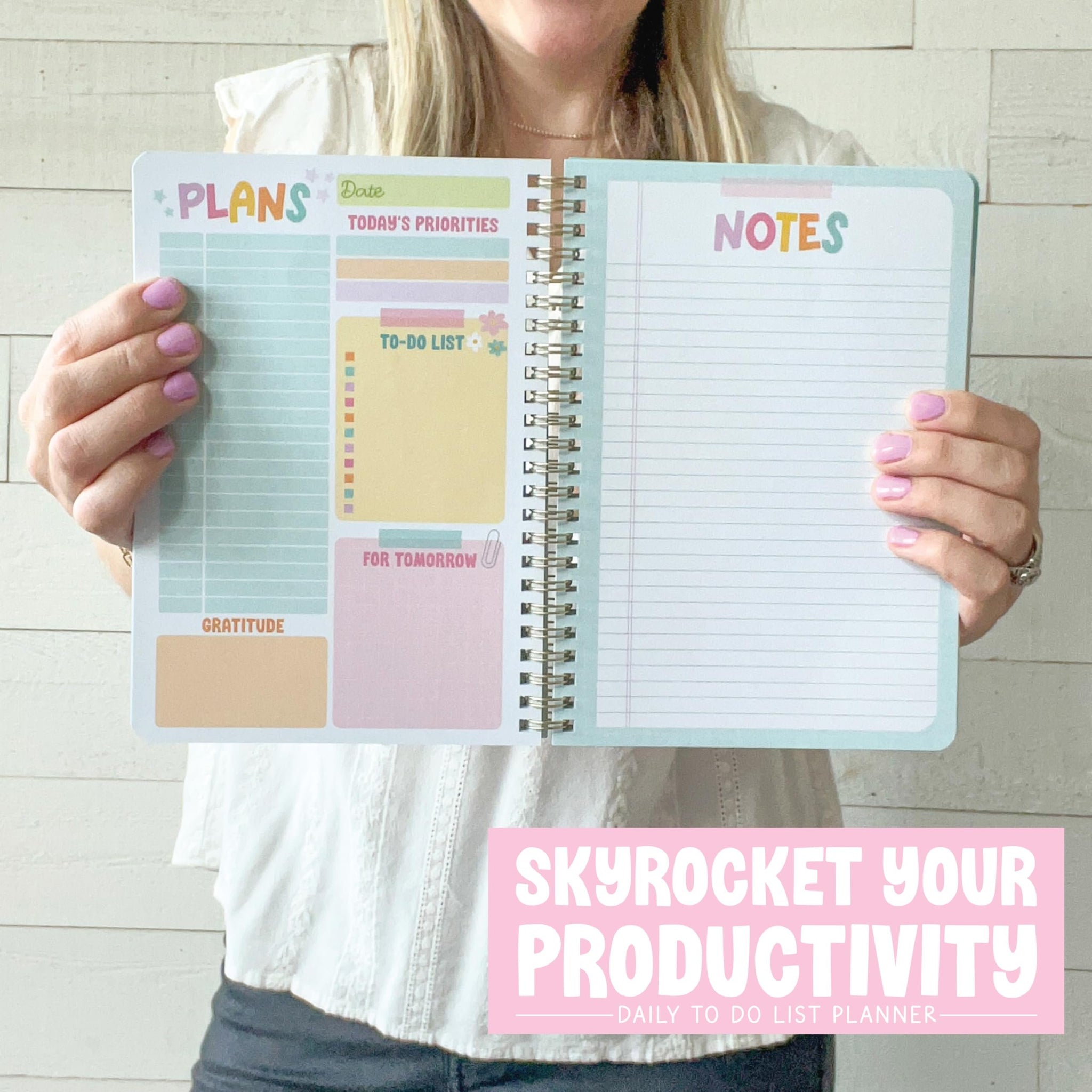 Daily Planner | Undated | Calendars & Planners - SAMPLE