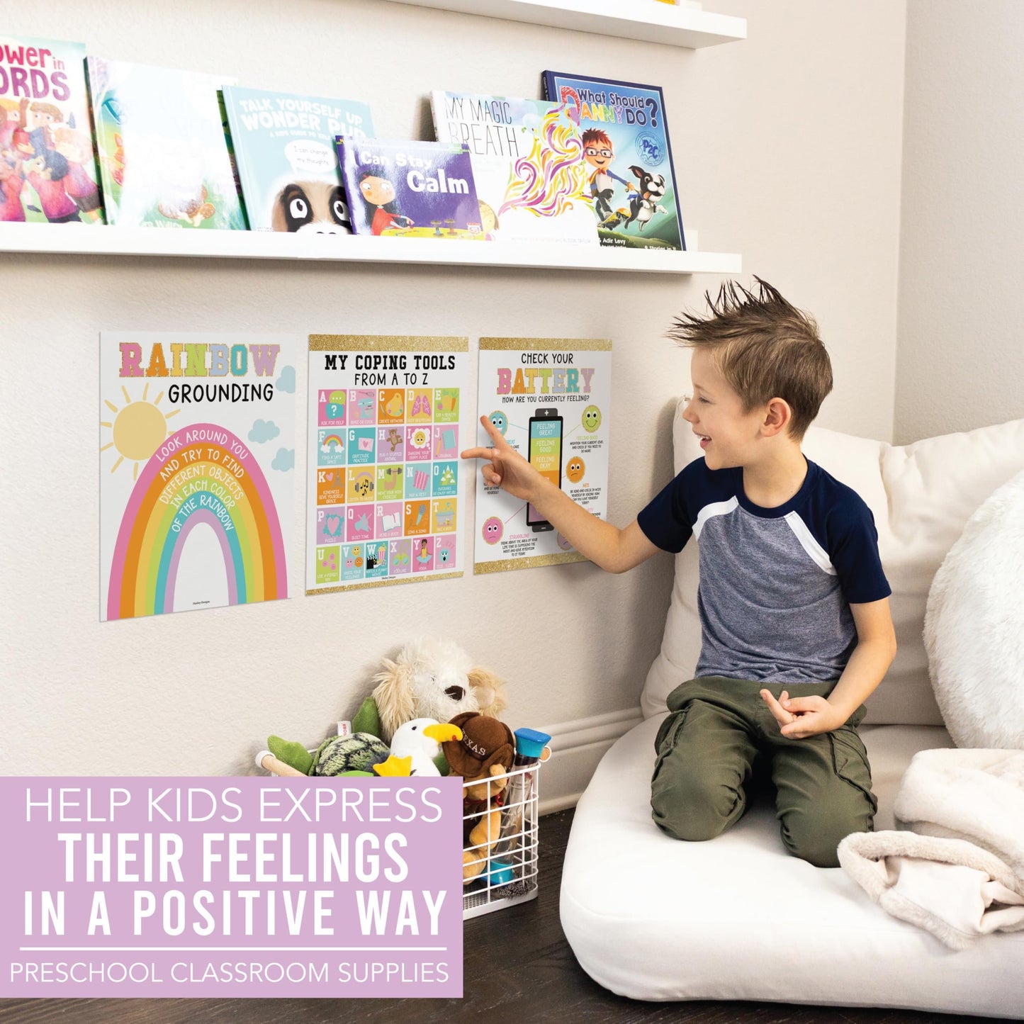 Calming Corner Posters | Set of 9 | Classroom Decor