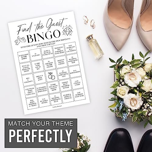 Who Knows The Bride Best | Find The Guest | Set of 20 | Bridal Shower Games