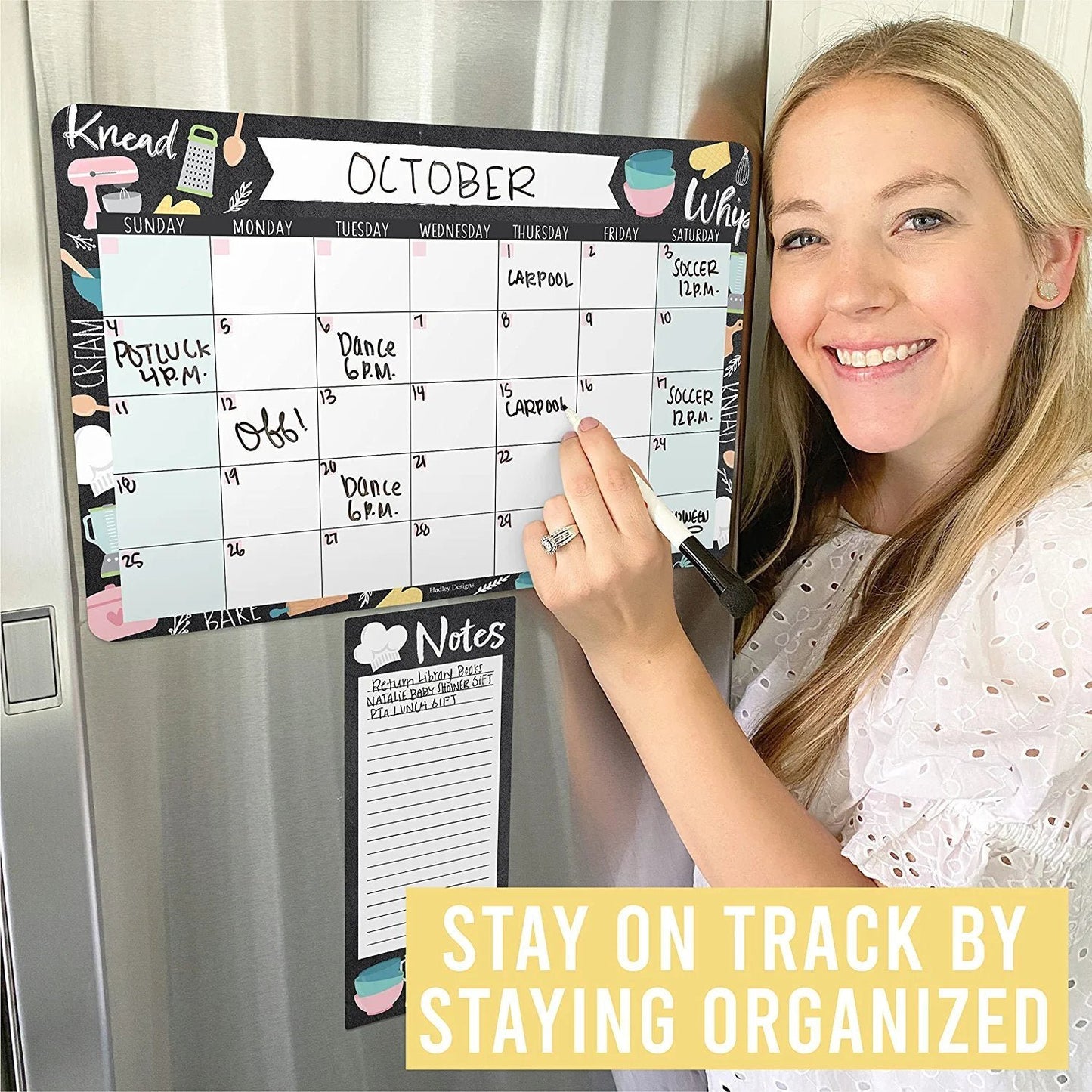 Doodle Magnetic Calendar | Dry-Erase | Calendars & Planners