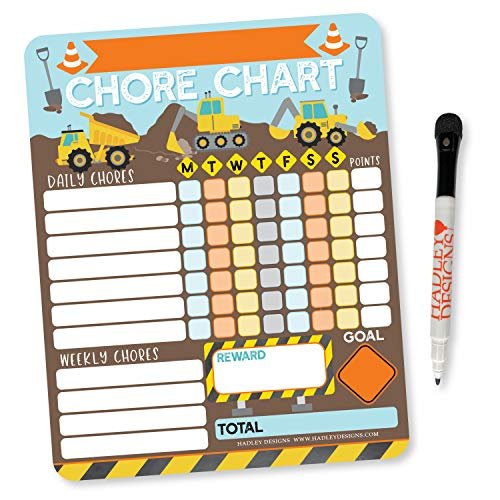 Construction Chore Charts | Home Organization