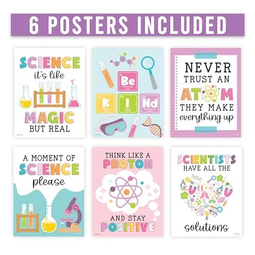 Colorful Pastel Life Science Posters | Set of 6 | Educational Postesr