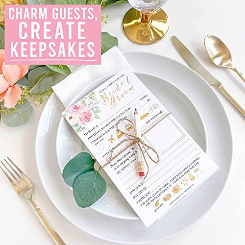 Wedding Mad Libs Advice Cards | Set of 25 | Bridal Shower Games