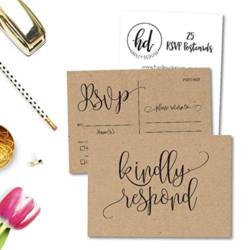 RSVP Postcards | Set of 25 | Greeting Cards