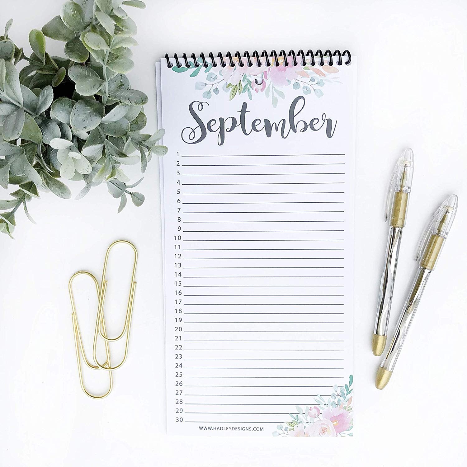 Perpetual Calendar | 12 Months | Home & Organization