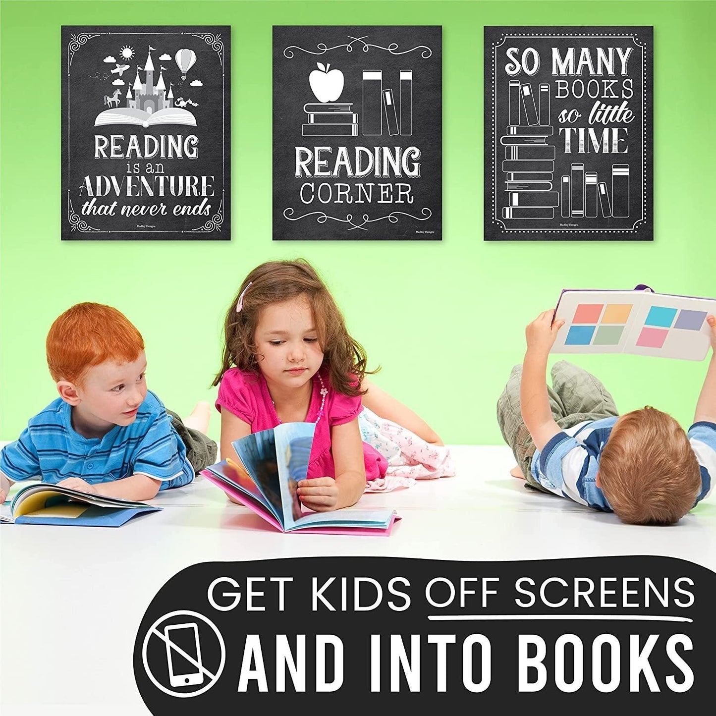 Reading Motivational Posters | Set of 6 | Motivational Posters