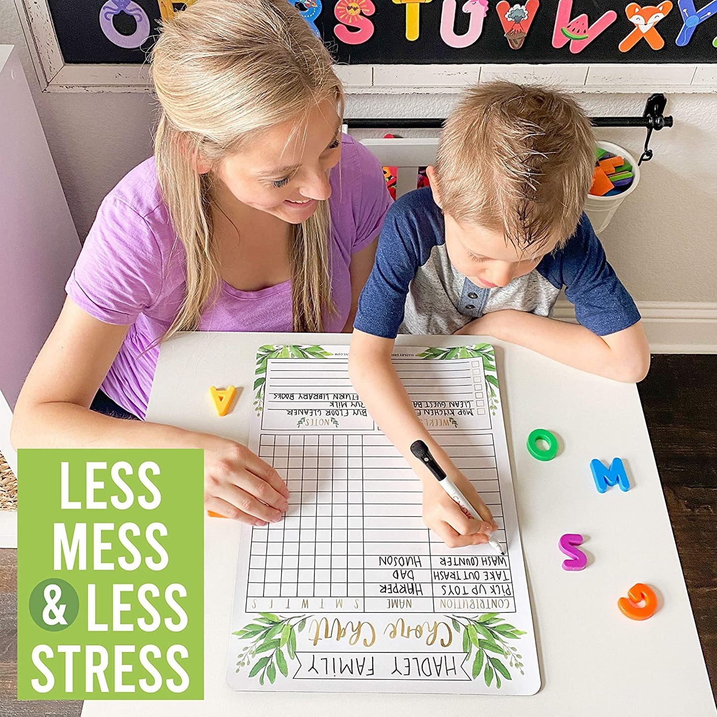 Family Chore Charts | Home Organization | Charts & Posters