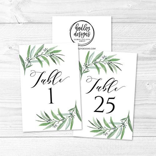 Table Numbers | Set of 25 | Party Supplies