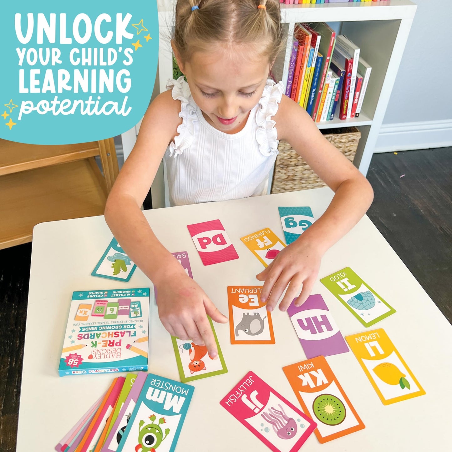 PreK Flash Cards | Set of 58 | Classroom Supplies | Educational Supplies