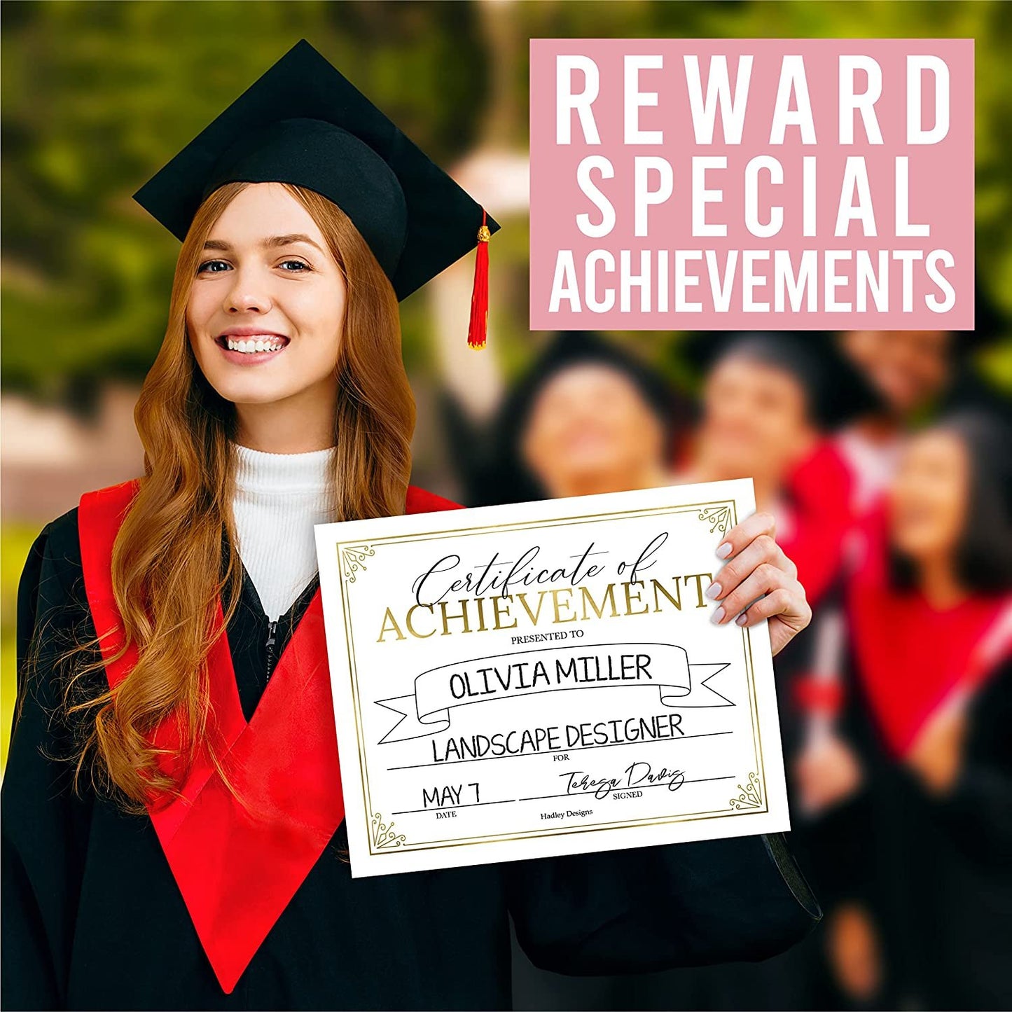 Elegant Gold Certificate of Achievement