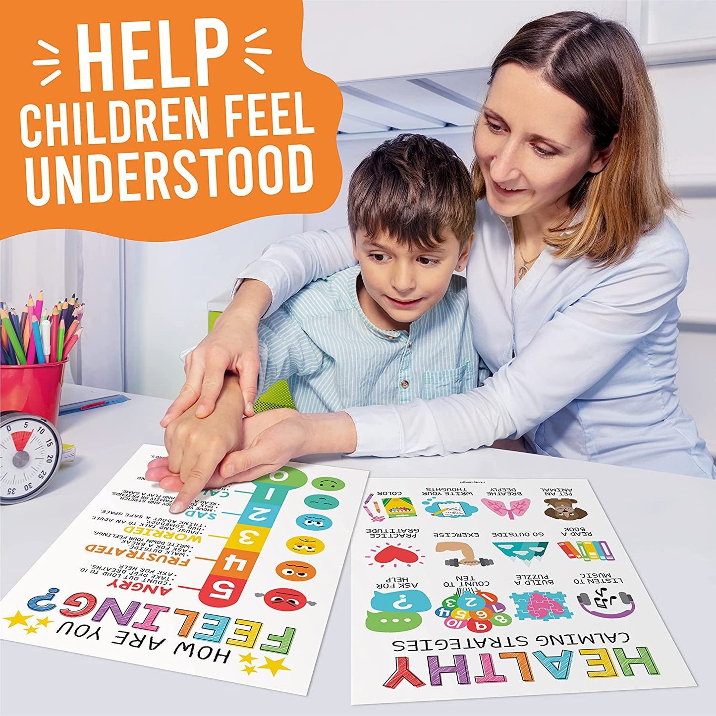 Feelings Posters | Set of 4 | Educational Posters