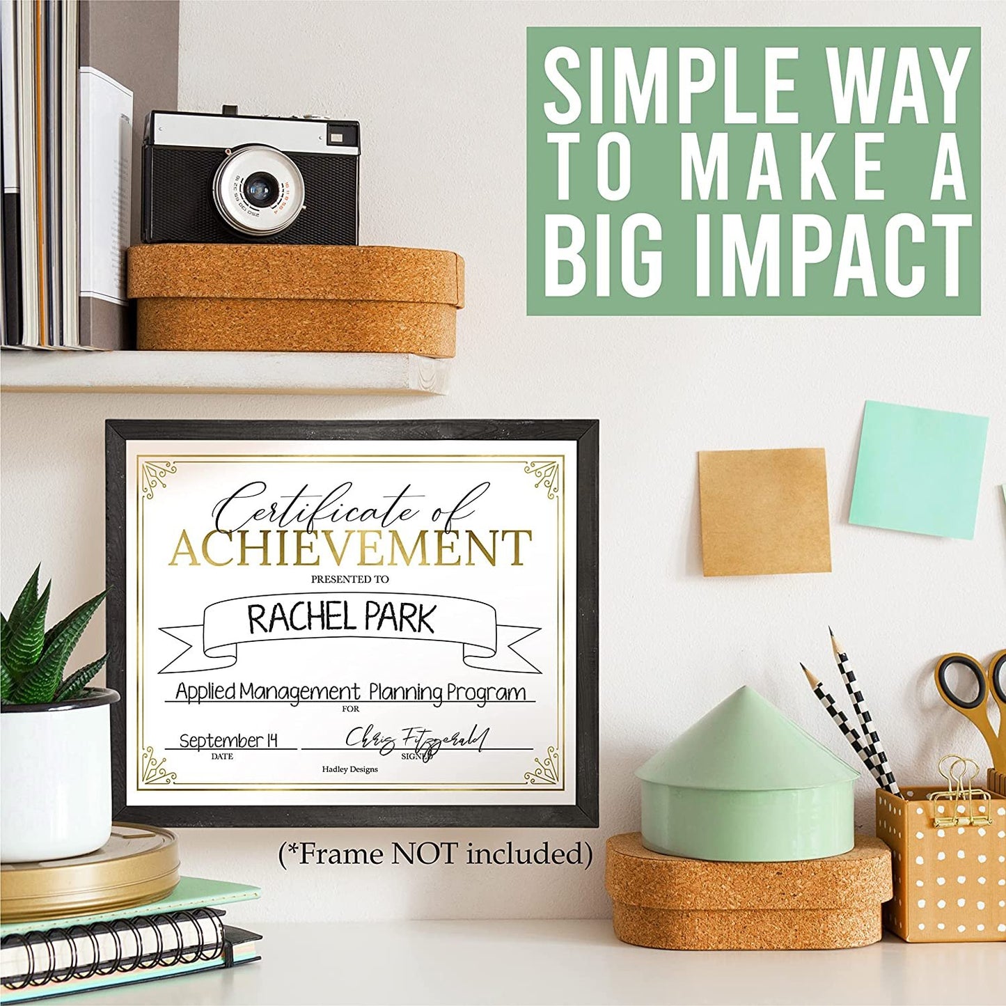 Elegant Gold Certificate of Achievement