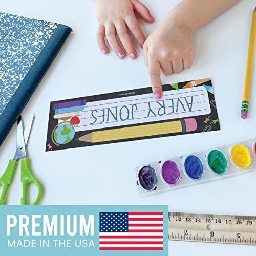 Colorful Chalk Classsroom Labels | Set of 25 | Classroom Supplies