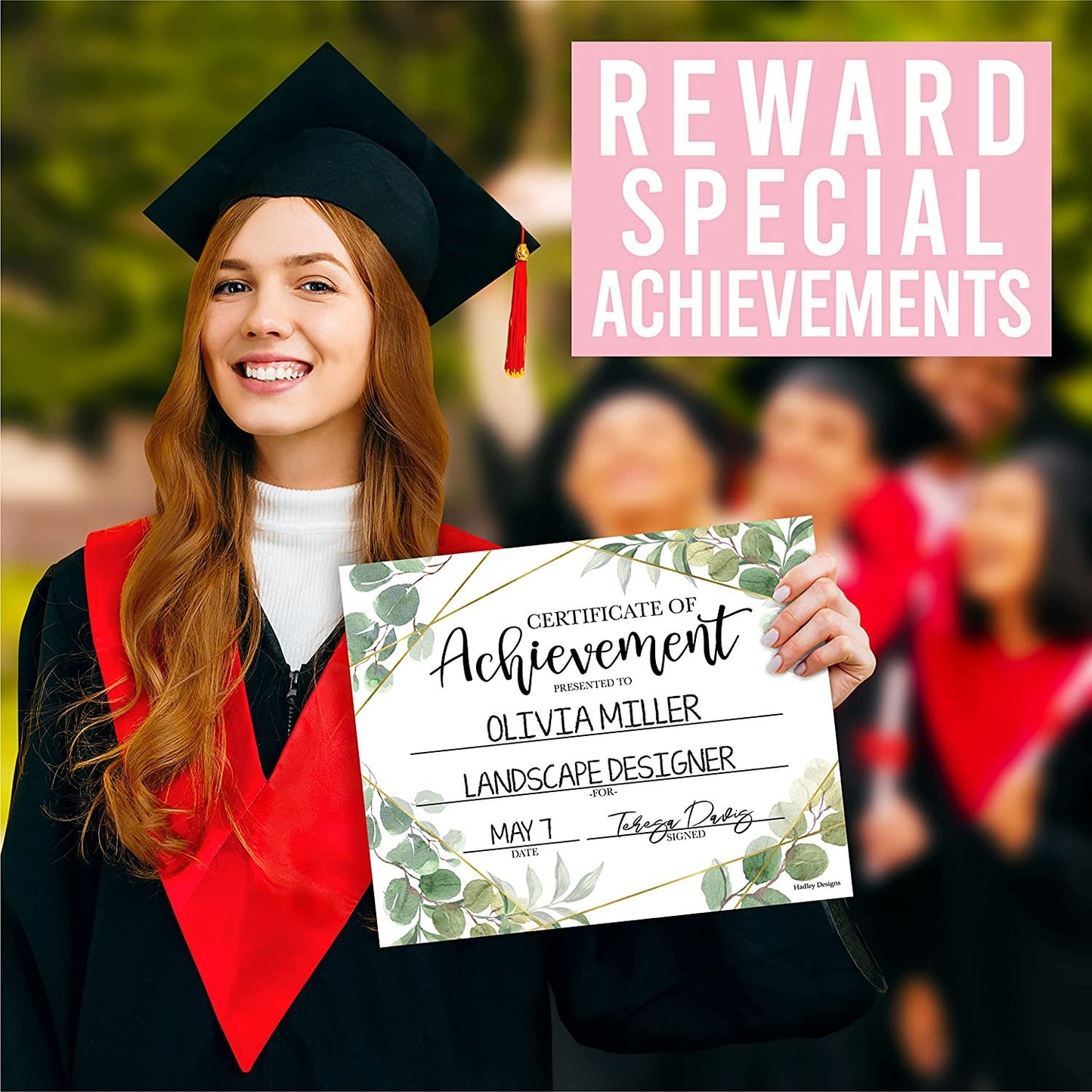 Kids & Adults Certificate of Achievement | Set of 25 | Trophies & Awards