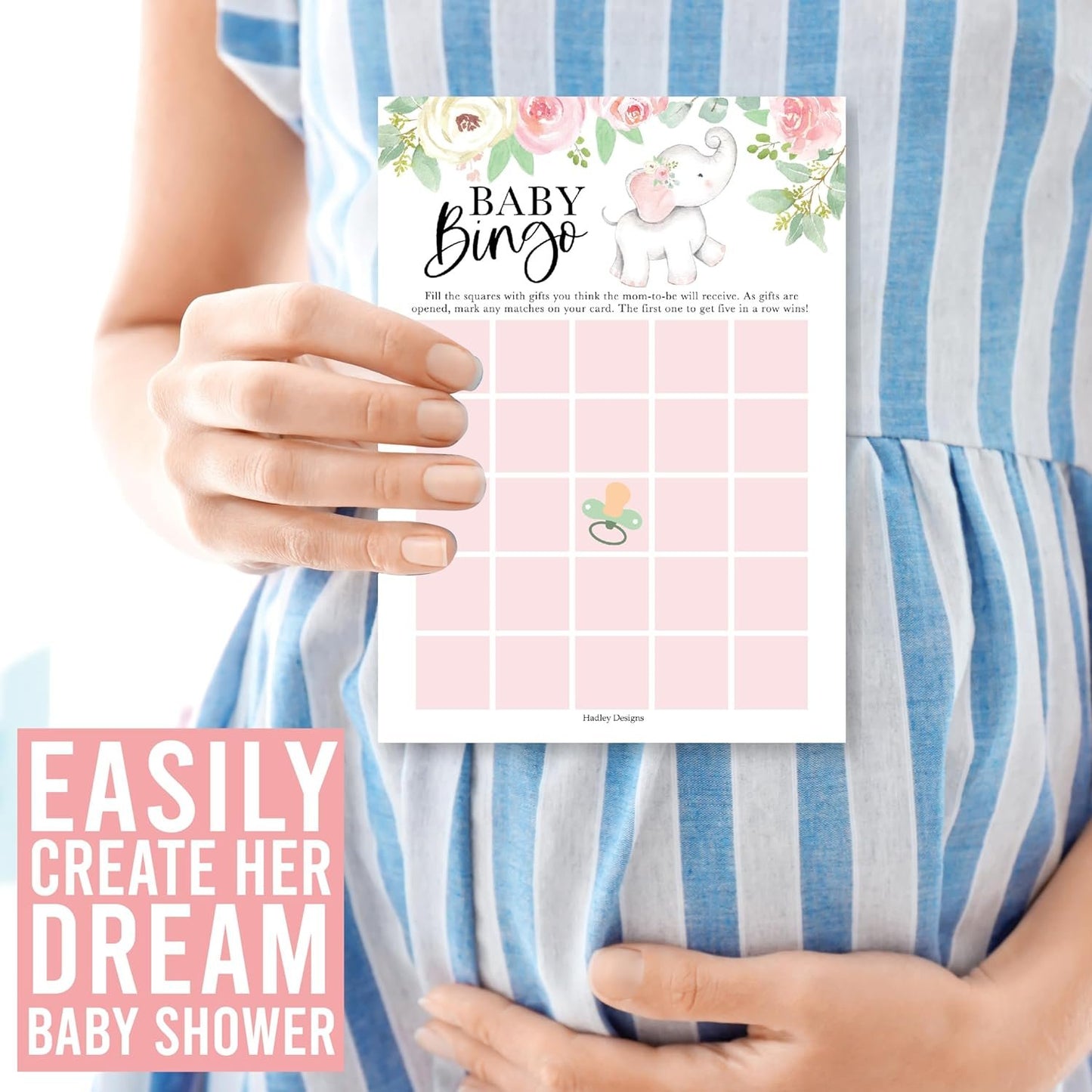 20 Elephant Baby Shower Games For Girl - Hilarious Baby Shower Games Girl, Baby Games For Baby Shower Bingo Game Girl, Baby Girl Baby Shower Tradition Cards, Baby Girl Baby Shower Games Funny