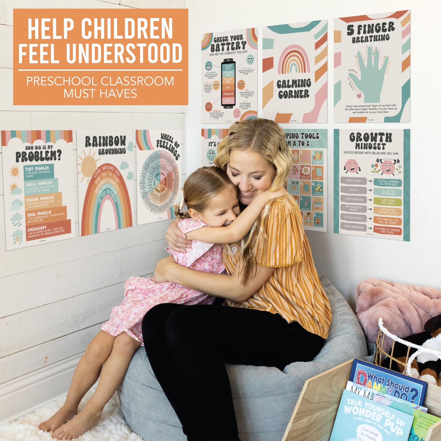 Calming Corner Posters | Set of 9 | Classroom Decor