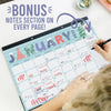 Large Desk Calendar | 18-Month | 2025-2026 | Calendars & Planners