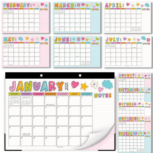 Notebook Large Desk Calendar | 18-Month | 2025-2026 | Calendars & Planners