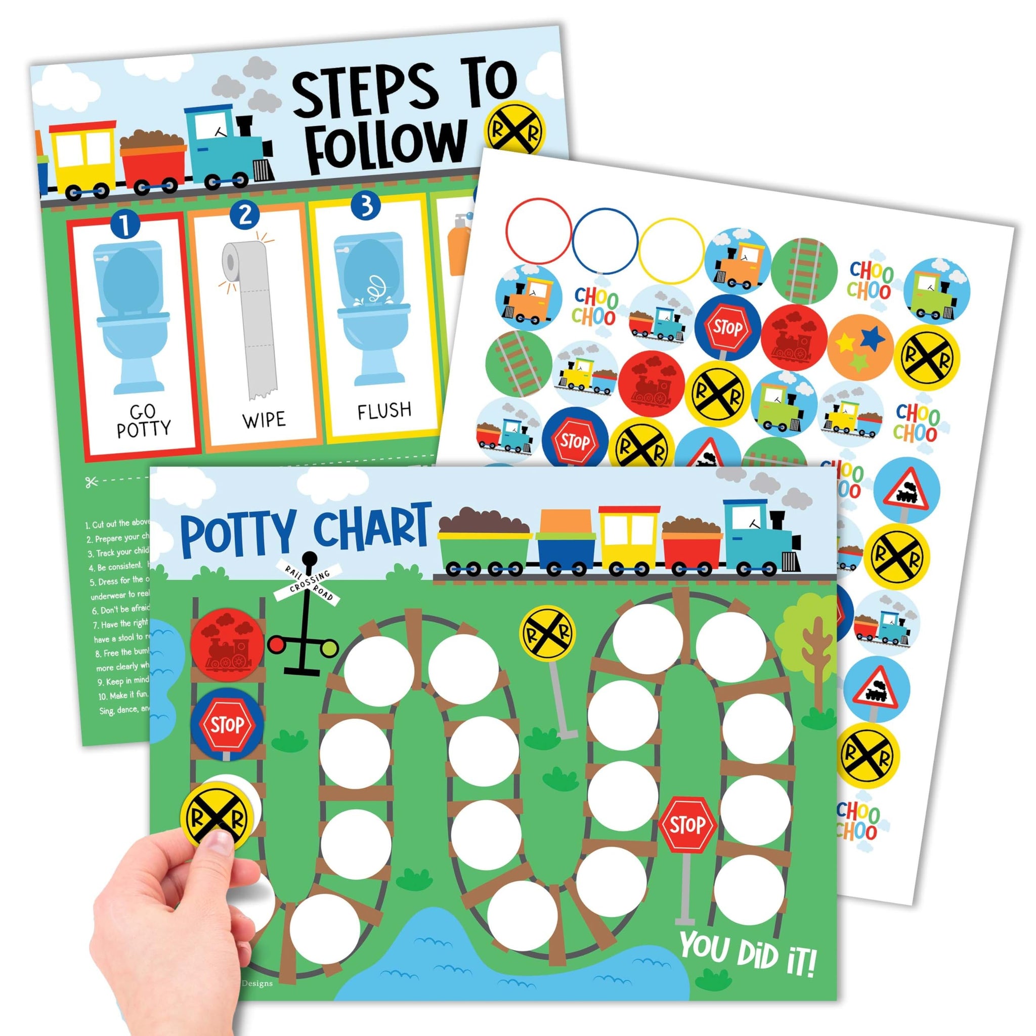Potty Training Chart | Sticker Charts | Early Education - SAMPLE