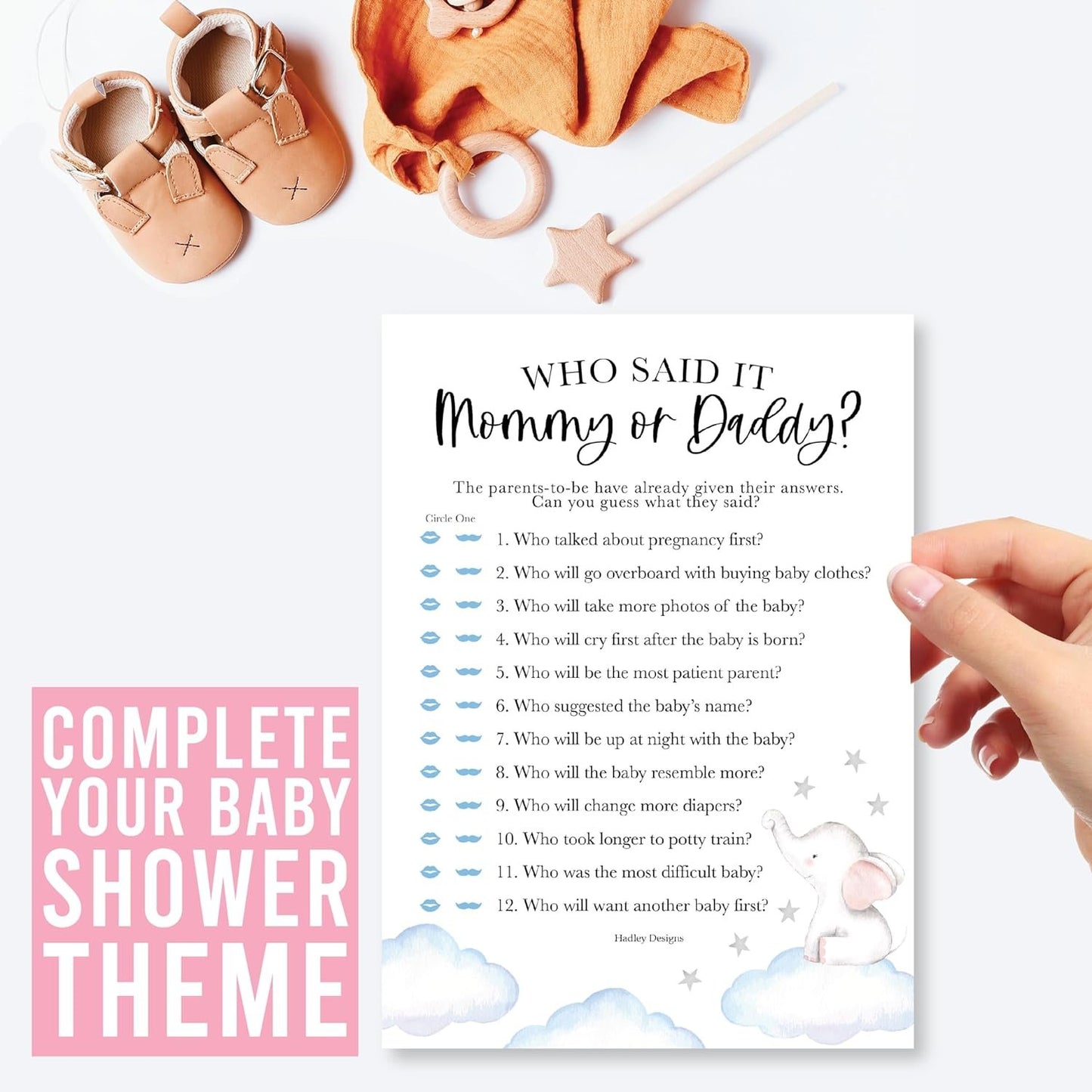 20 Elephant Baby Shower Games Boy - Hilarious Baby Shower Games For Boy, Guess Who Mommy Or Daddy Baby Shower Game, Baby Games For Baby Shower Word Search Game, Baby Shower Boy Baby Shower Games Funny