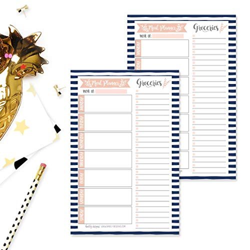 Meal Planners | 25 Sheets | Home Organization