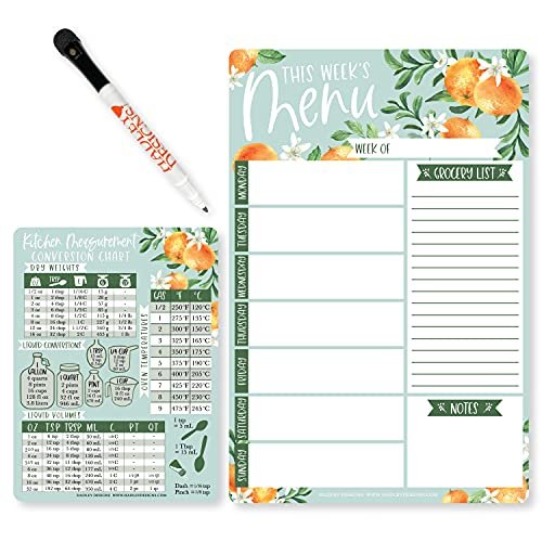 Oranges Magnetic Meal Planner | Weekly | Calendar & Planners