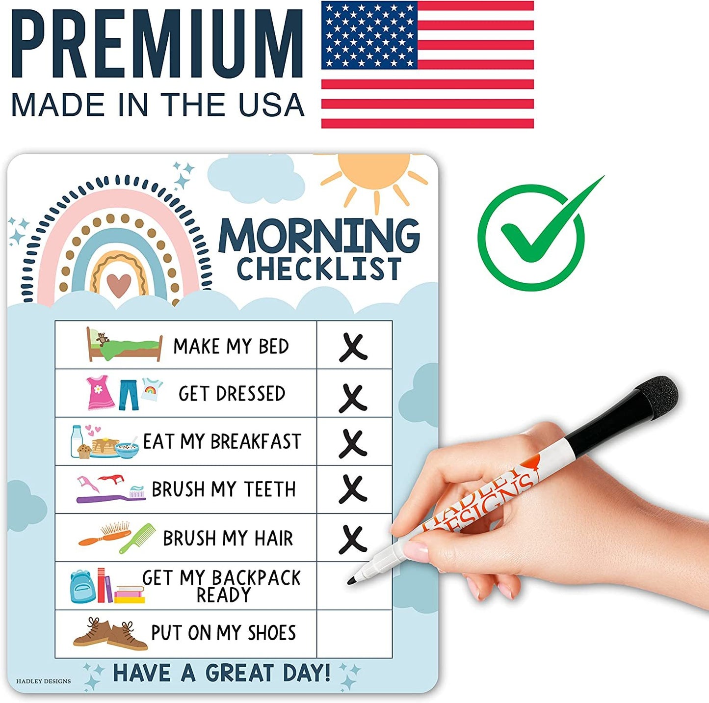 Boho Rainbow Day & Night Routine Charts | Daily Schedule | Educational Charts