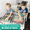 Colorful Chalk Math Posters | Set of 12 | Educational Posters