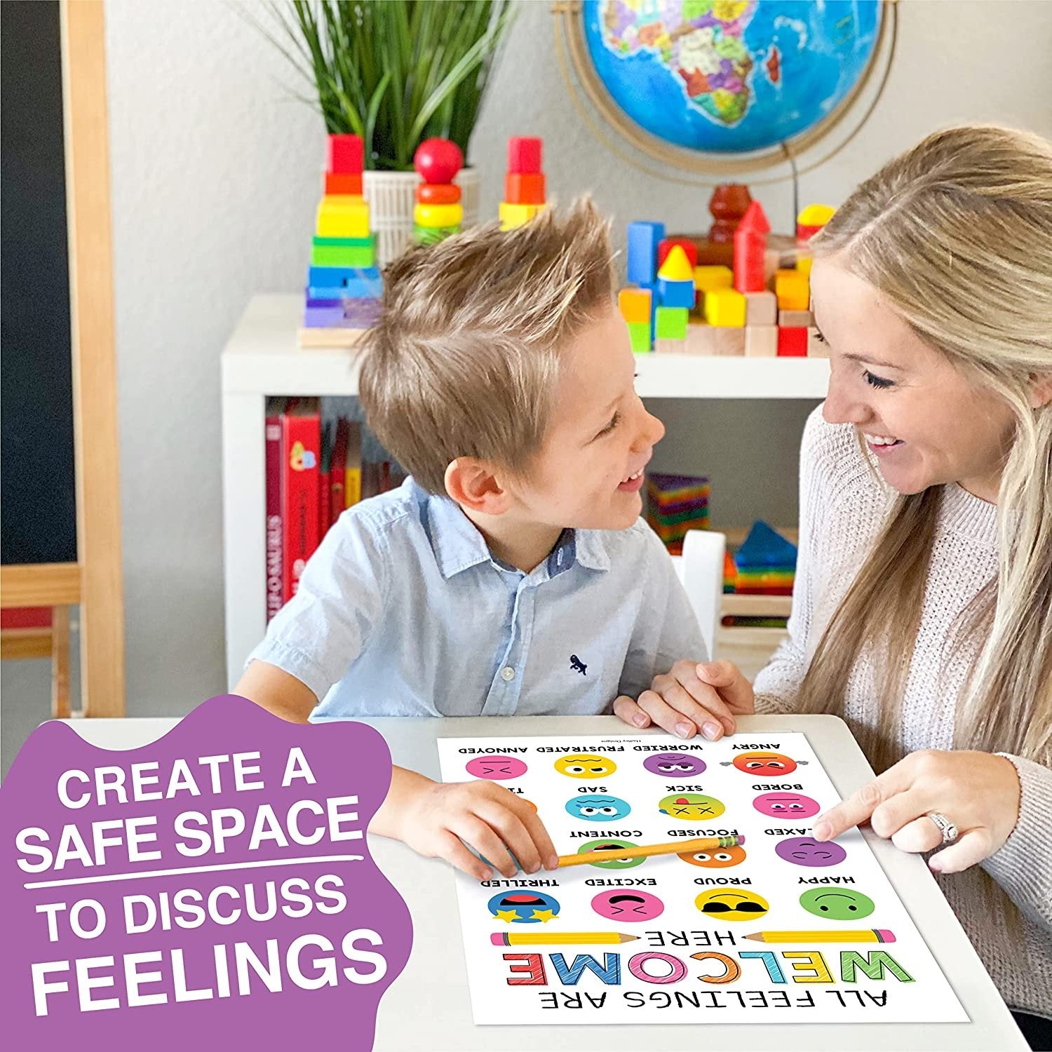 Feelings Posters | Set of 4 | Educational Posters