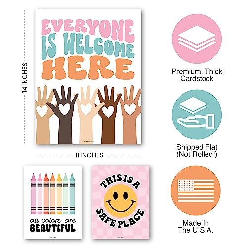 Retro Diversity Posters | Set of 6 | Educational Posters