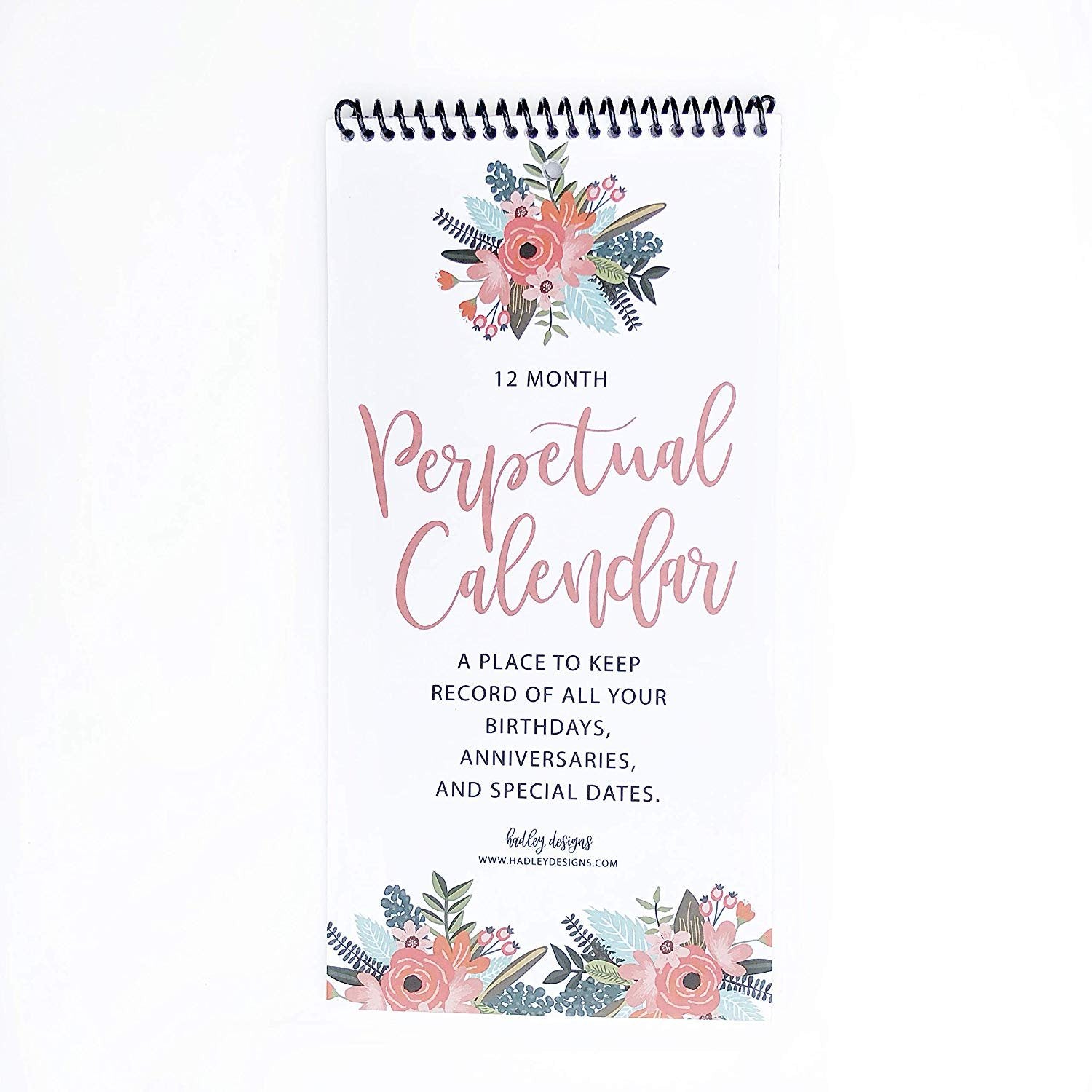 Perpetual Calendar | 12 Months | Home & Organization