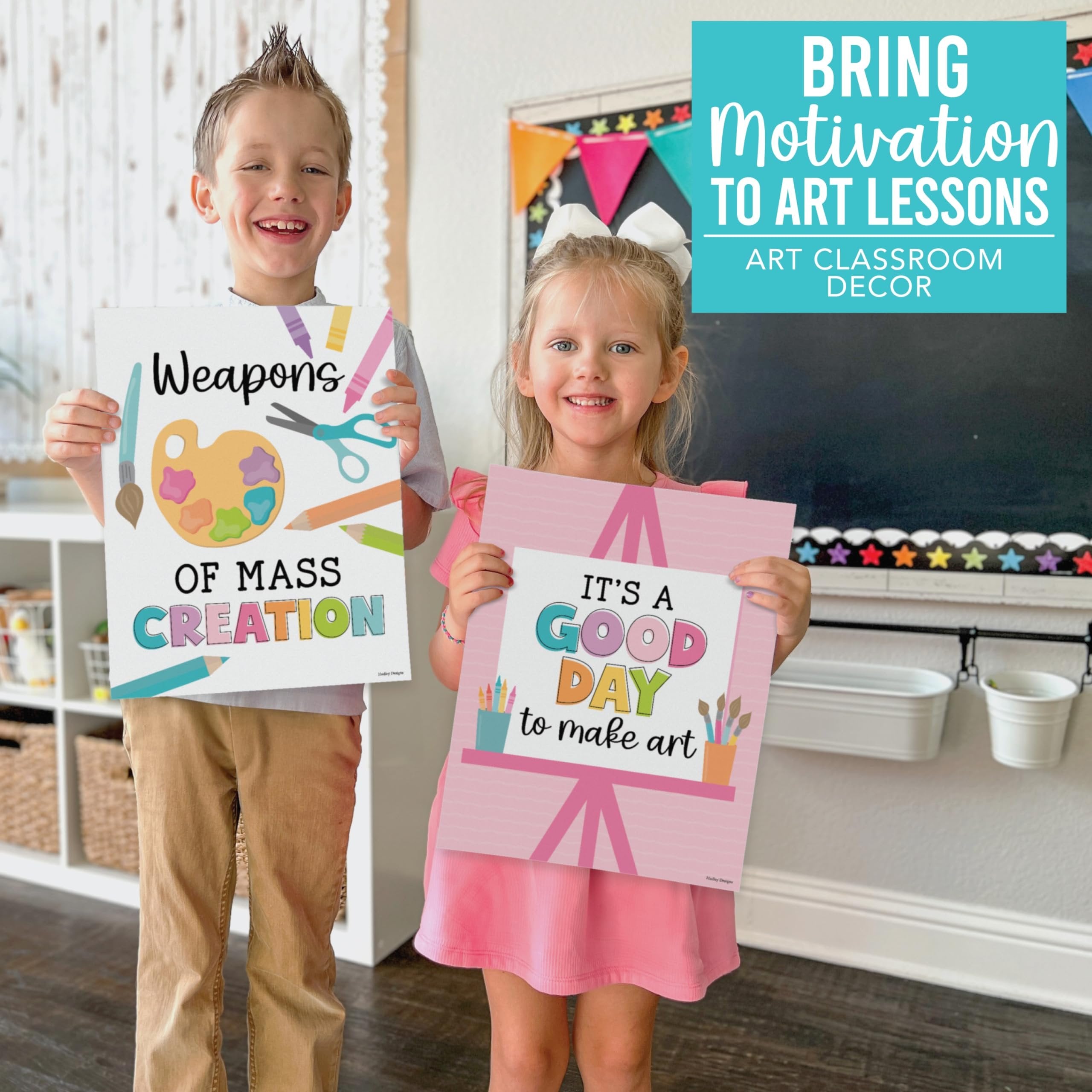 Art Motivational Posters | Set of 6 | Art Classroom Supplies