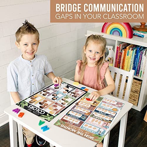 ASL Posters | Set of 8 | American Sign Language