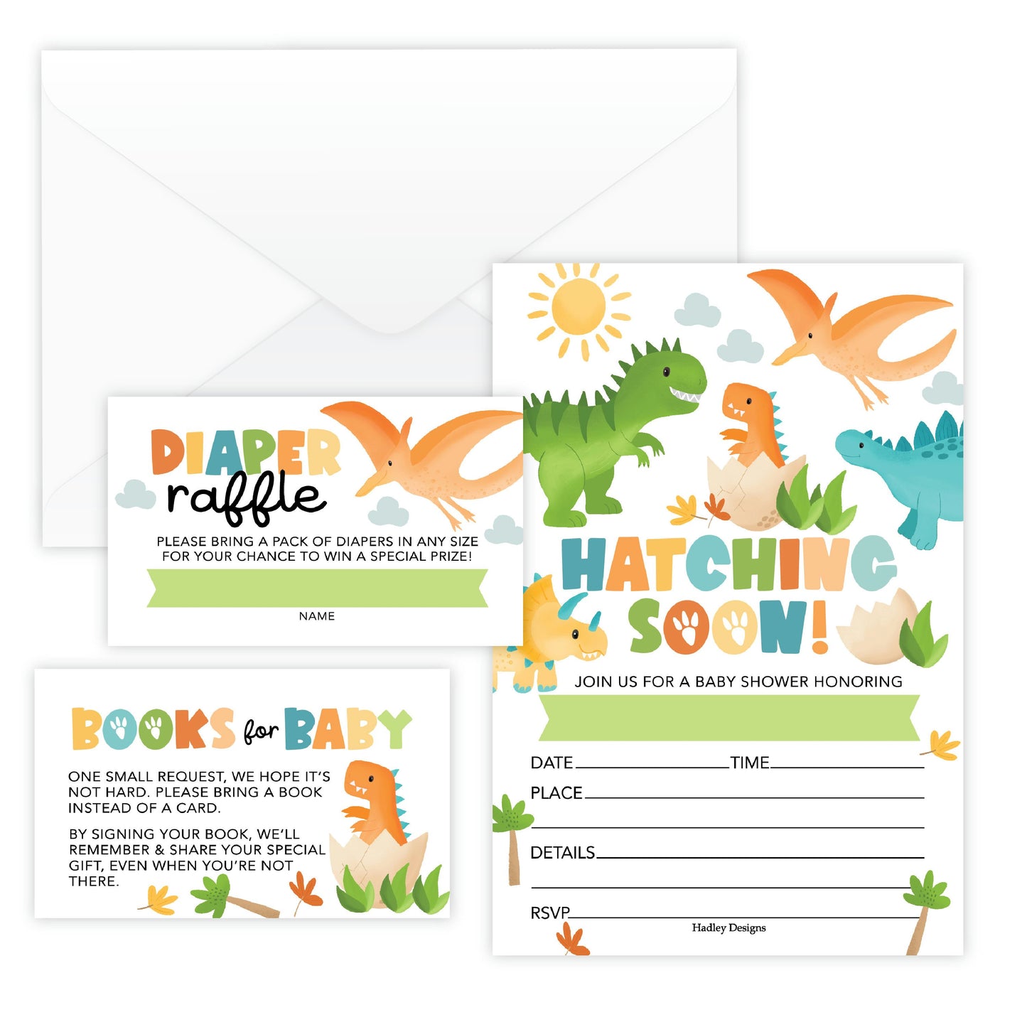 Invitation Bundles | Set of 15 | Baby Shower Supplies