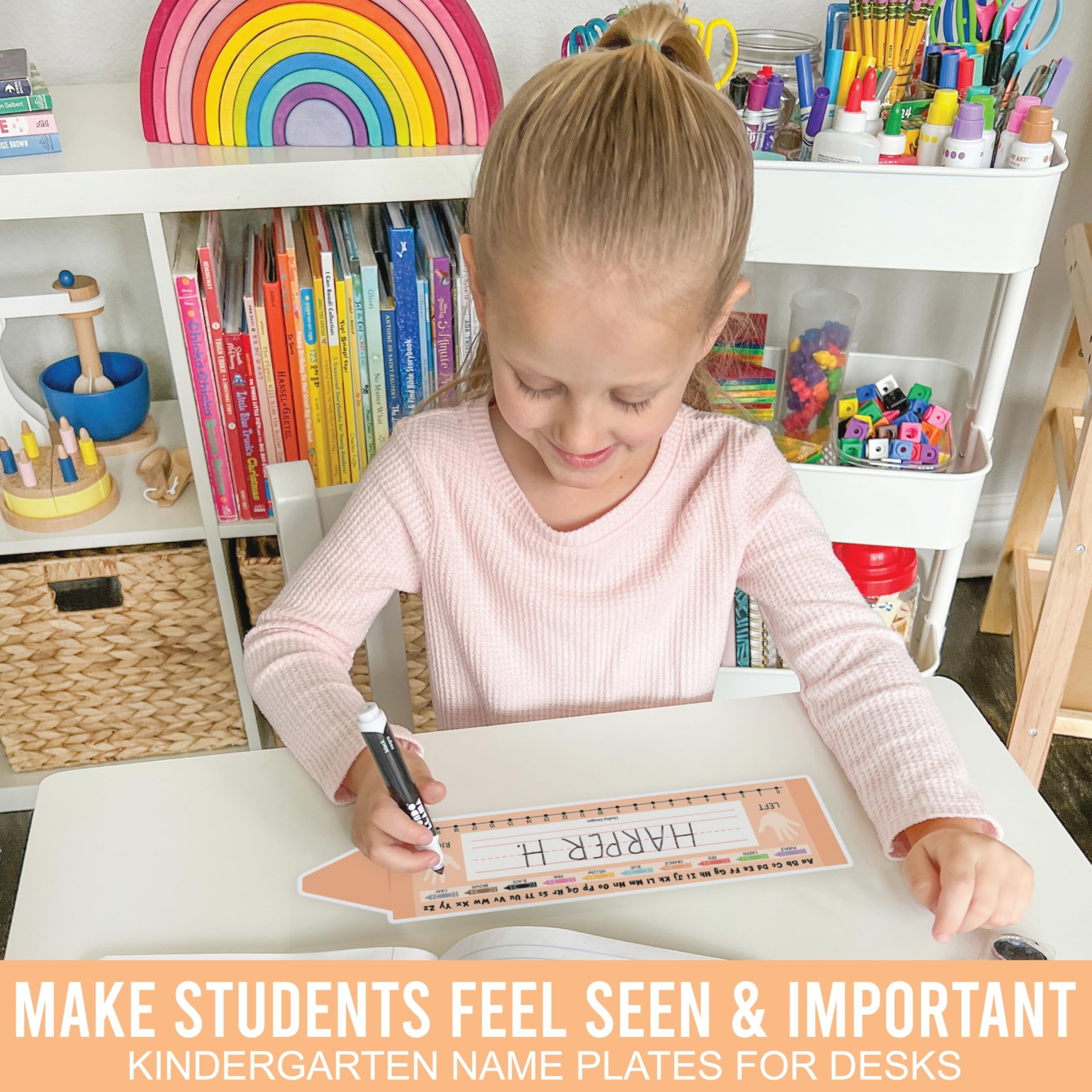 Classroom Name Plates | Set of 36 | Classroom Supplies