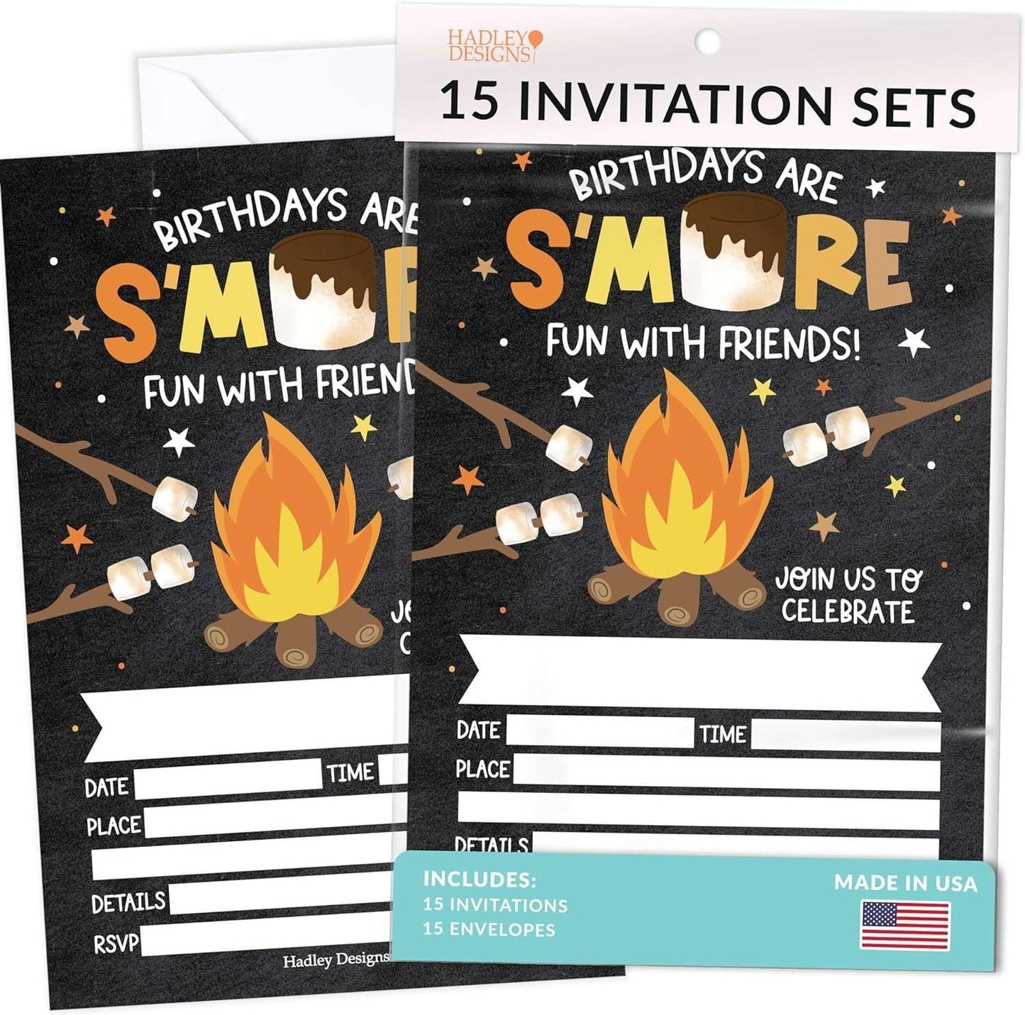 15 Camping Birthday Invitations Girl - Kids Birthday Invitations Boy, Camp Birthday Party Invitations For Boys, Camping Birthday Invites For Boy, Birthday Invitation Cards, Birthday Party Invites Boy