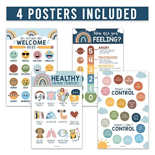 Boho Rainbow Feelings Posters