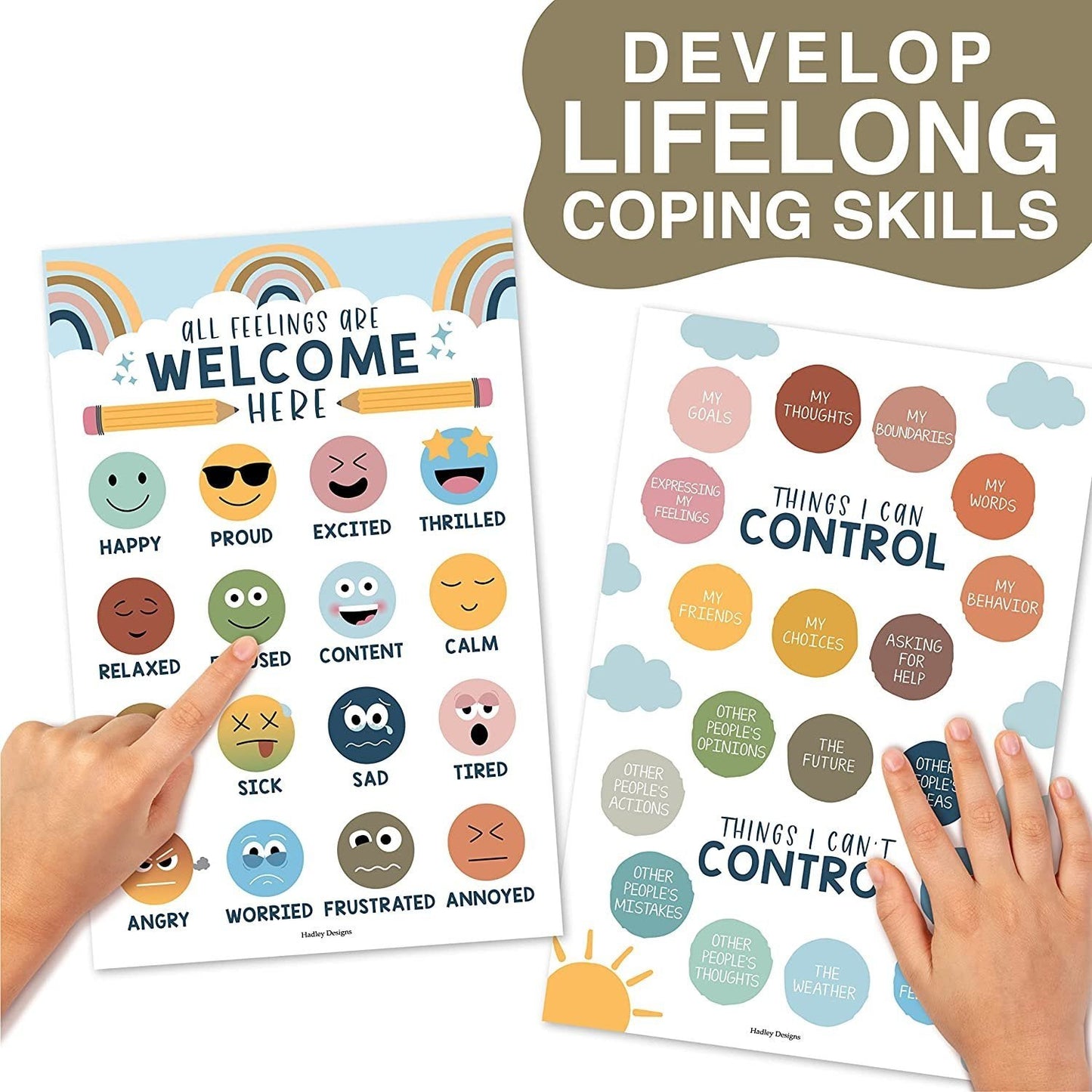 Feelings Posters | Set of 4 | Educational Posters