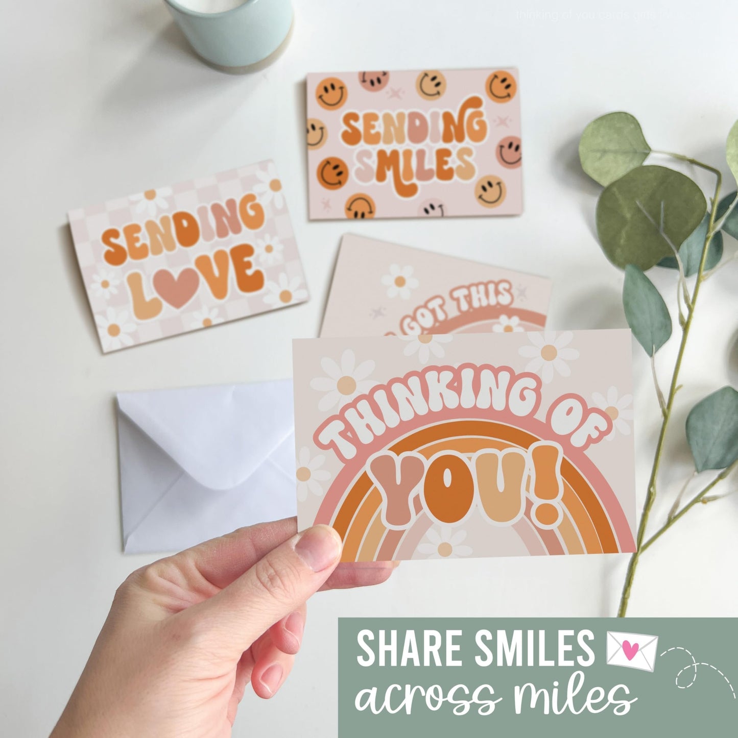 Thinking of You Cards | Set of 24 | Cards & Party | Envelopes Included