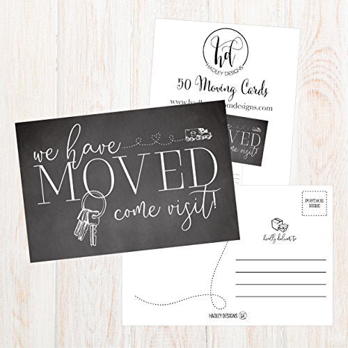 We've Moved Postcards | Set of 50 | Greeting Cards
