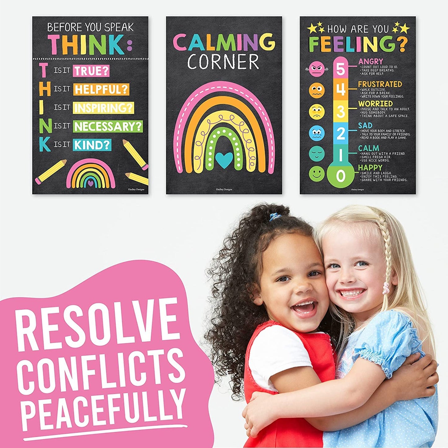 Calming Corner Posters | Set of 9 | Classroom Decor