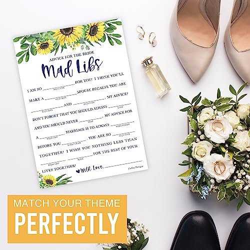Guess The Dress & Mad Libs Games | Set of 20 | Bridal Shower Games