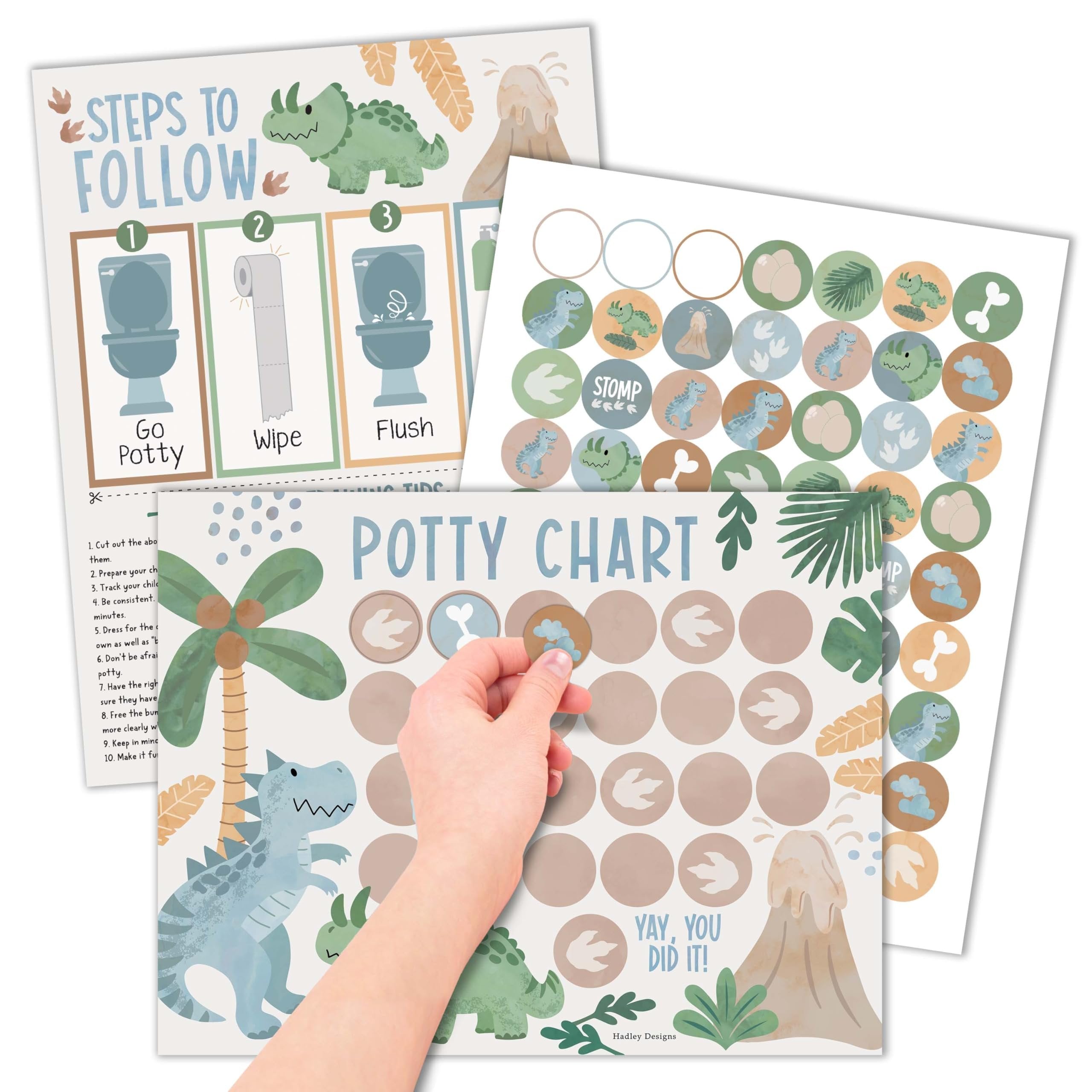 Potty Training Chart | Sticker Charts | Early Education - SAMPLE