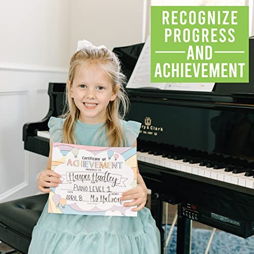 Colorful Pastel Certificate of Achievement | Set of 25 | Awards