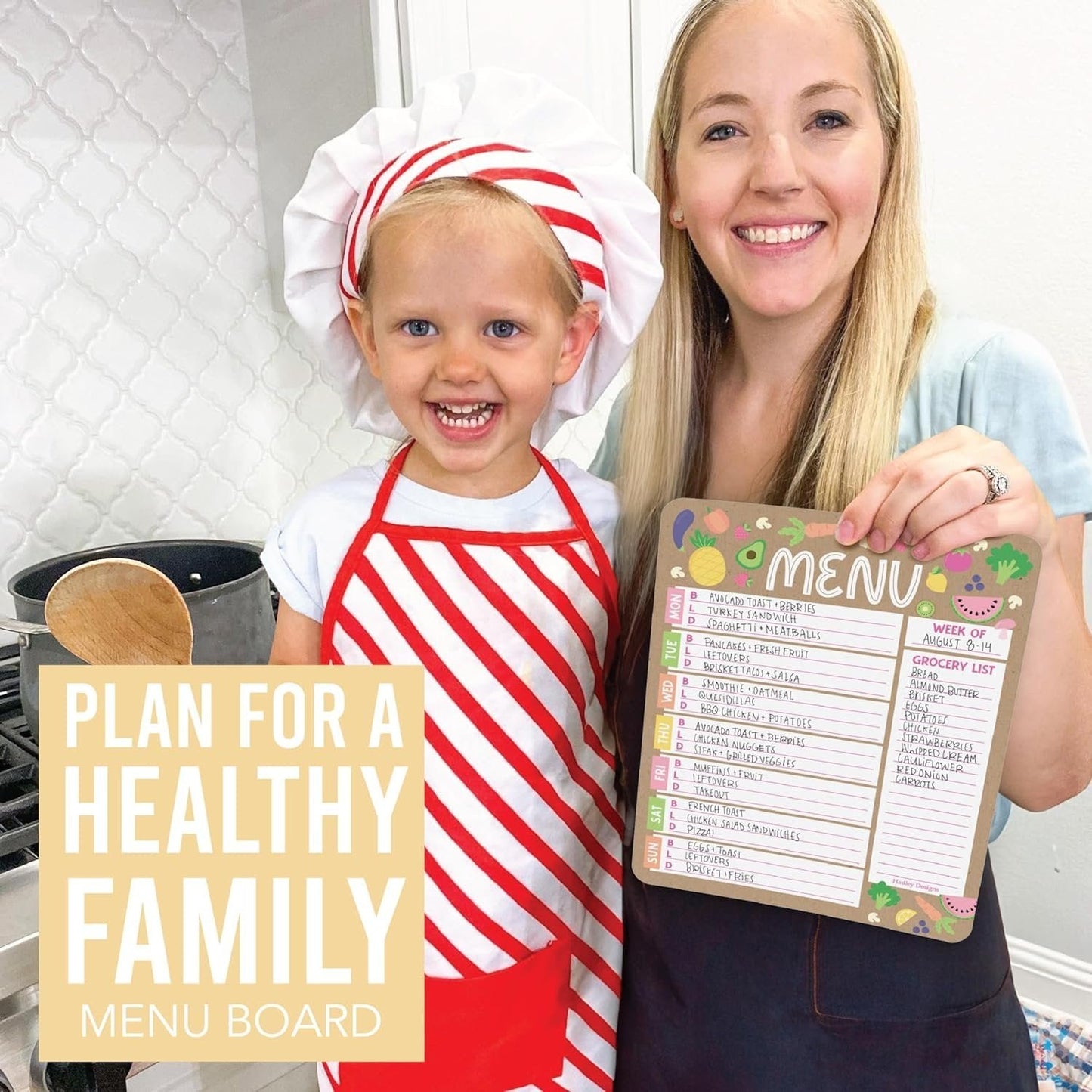 Doodle Kraft Magnetic Meal Planner | Weekly | Calendar & Planners