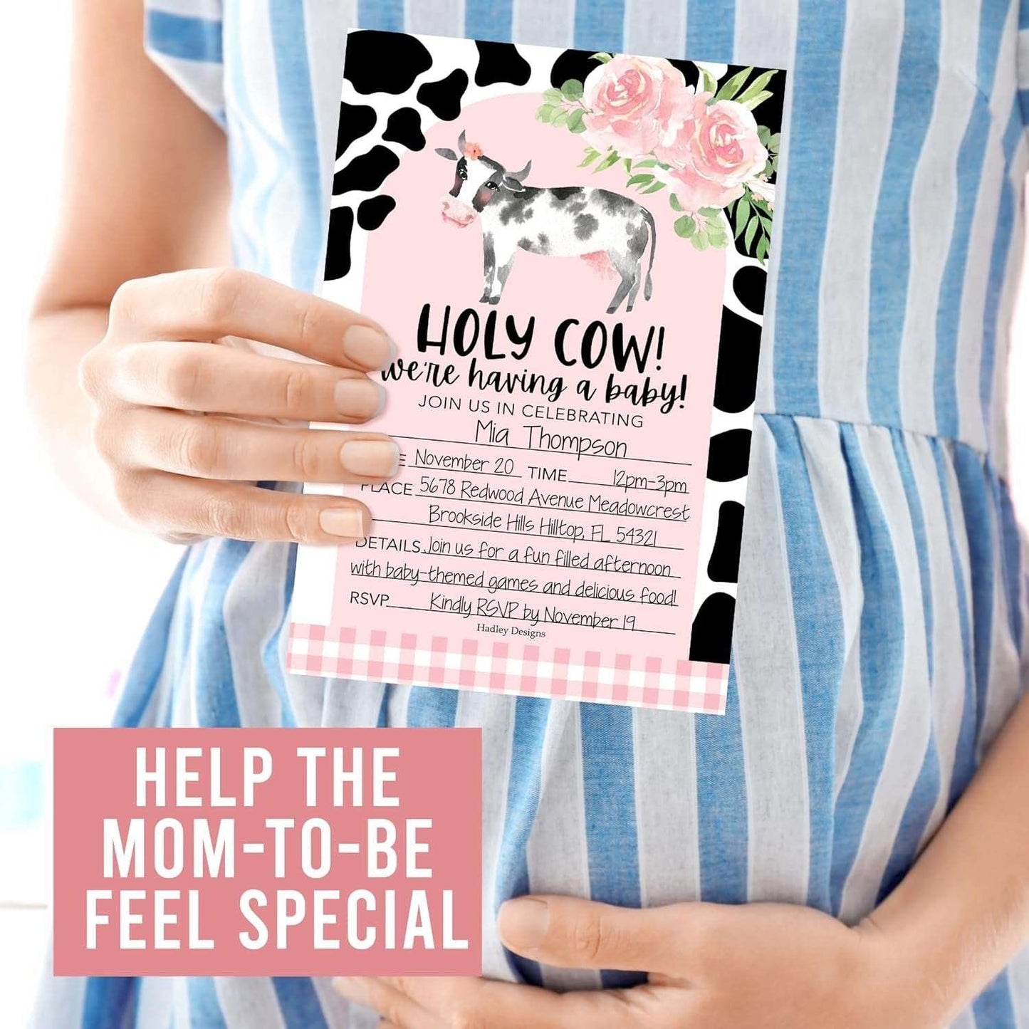 15 Holy Cow Baby Shower Invitations For Girl - Baby Girl Baby Shower Invites For Girl Baby Shower Invitations, Baby Girl Shower Invitations, Invitations For Baby Shower Girl, Baby Invitations