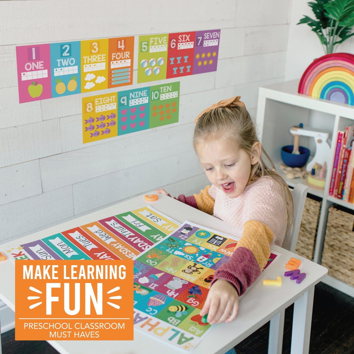 Colorful Alphabet Bulletin Board Set | Classroom Supplies | Educational Decor