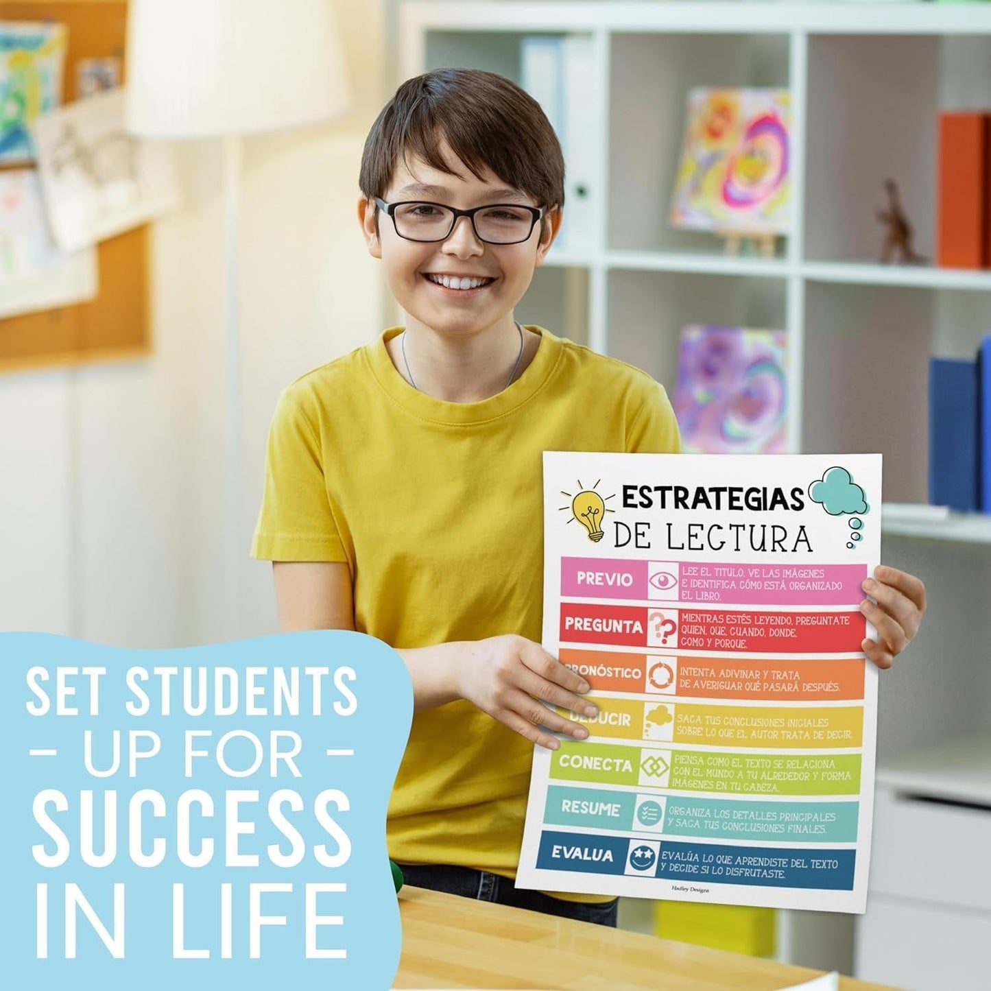 Spanish Reading Posters | Set of 6 | Educational Posters