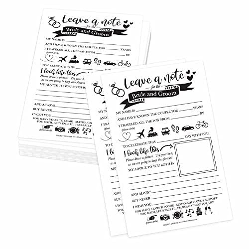 Wedding Mad Libs Advice Cards | Set of 25 | Bridal Shower Games
