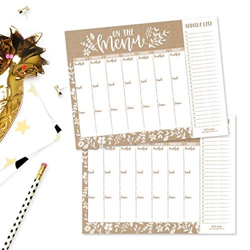 Meal Planners | 25 Sheets | Home Organization